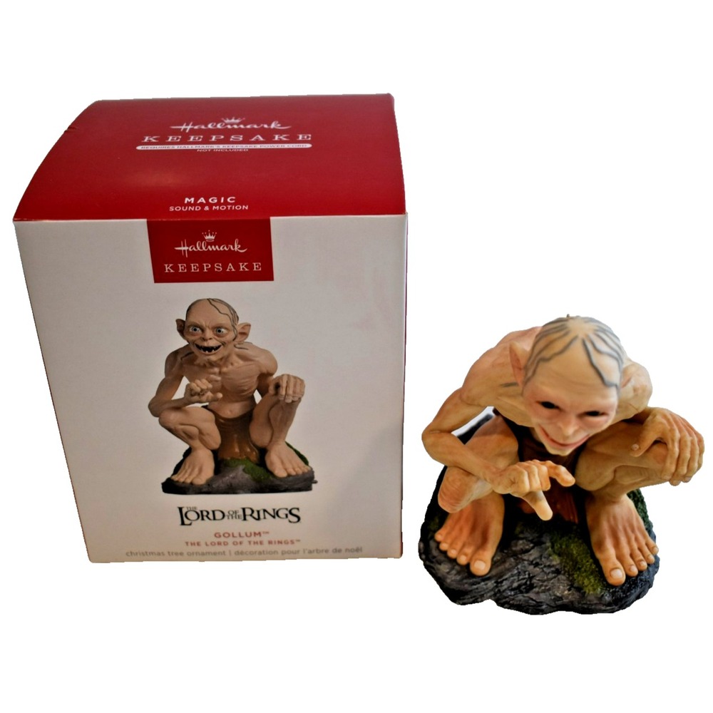 Hallmark Keepsake 2025 Gollum Lord of the Rings Sound and Motion Ornament